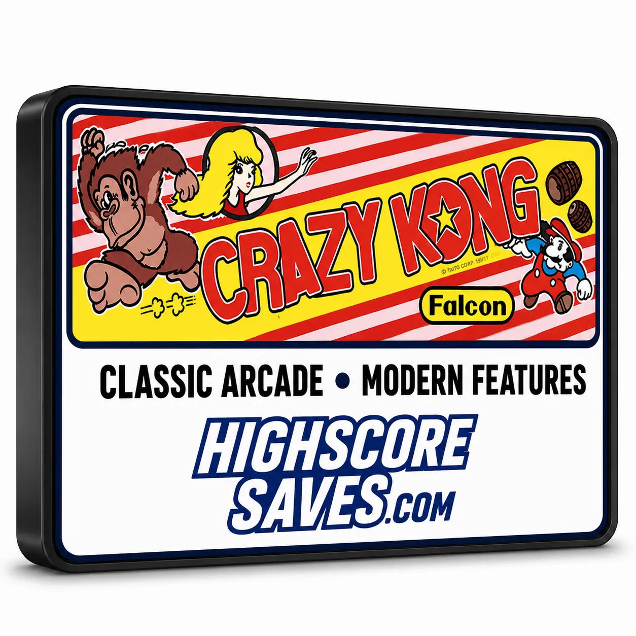 Crazy Kong Part II Free Play and High Score Save Kit