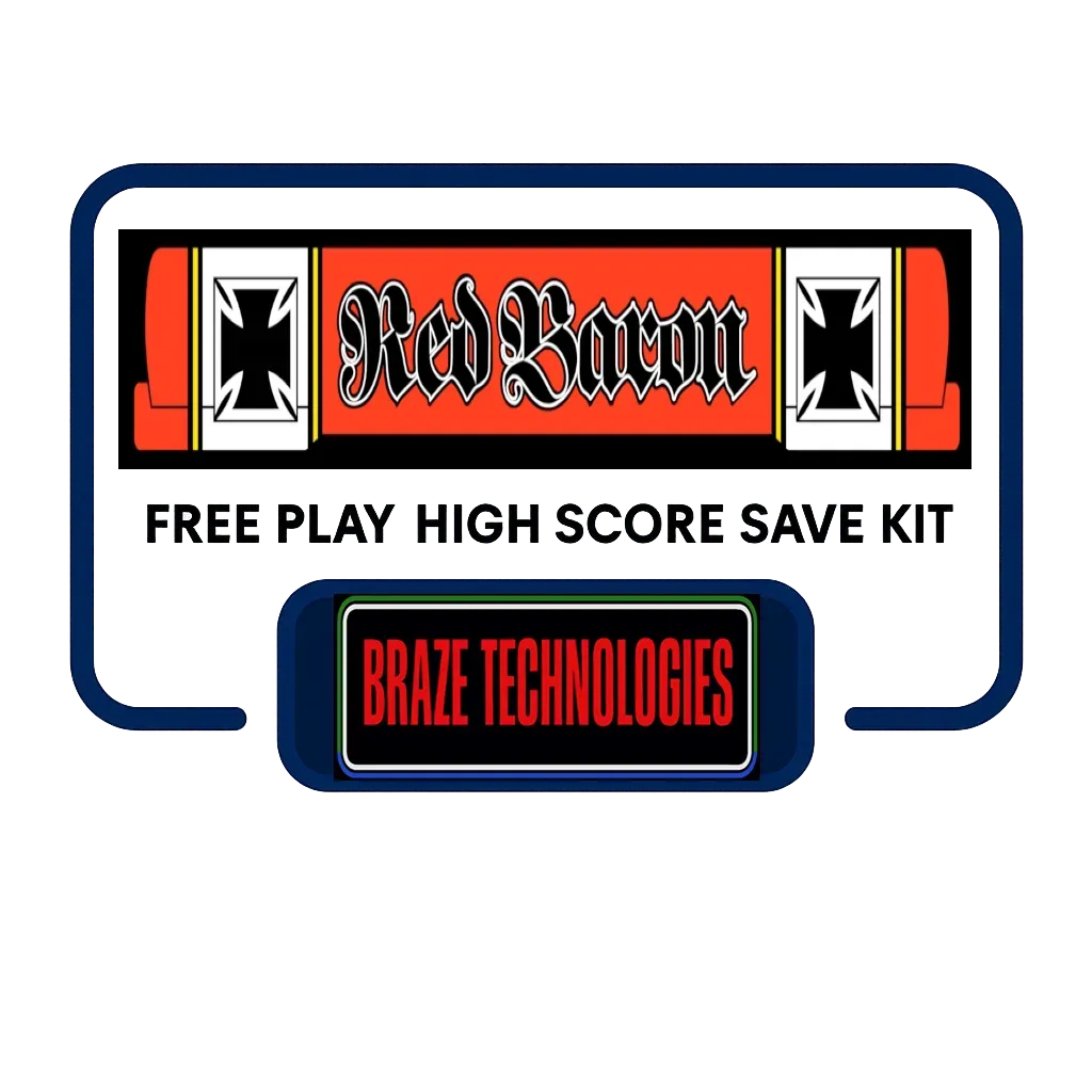 Braze Red Baron Free Play and High Score Save Kit