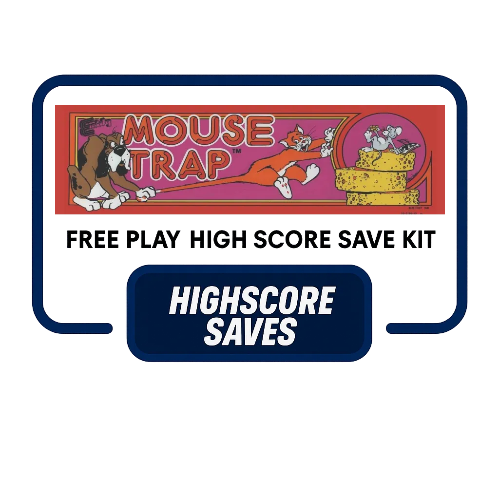 Mouse Trap Free Play and High Score Save Kit Mouse Trap Free Play and High Score Save Kit