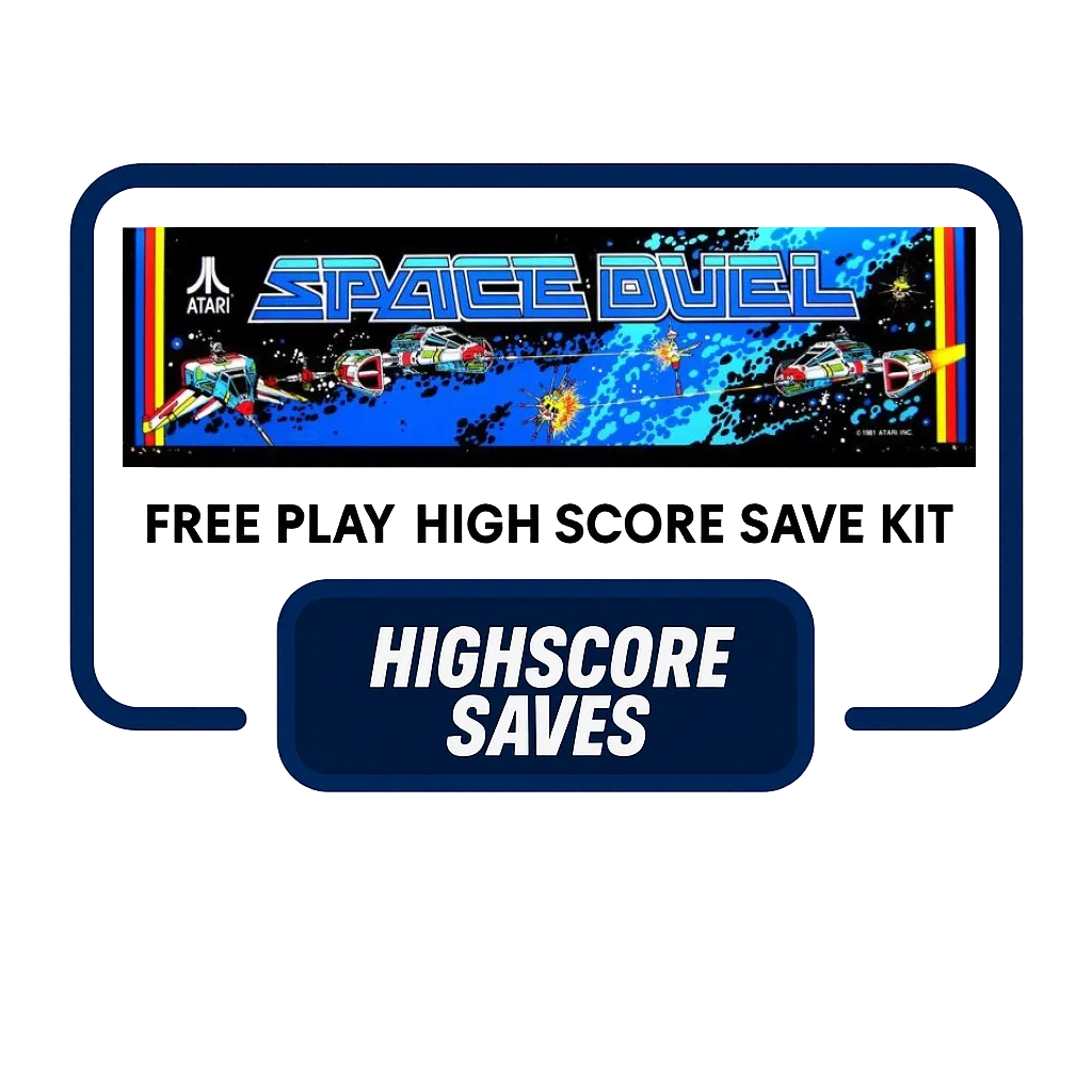 Space Duel Free Play and High Score Save Kit Space Duel Free Play and High Score Save Kit