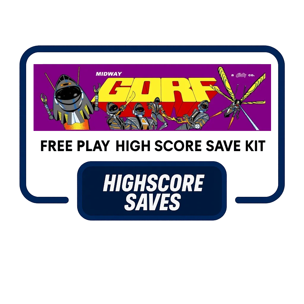 Gorf Free Play and High Score Save Kit