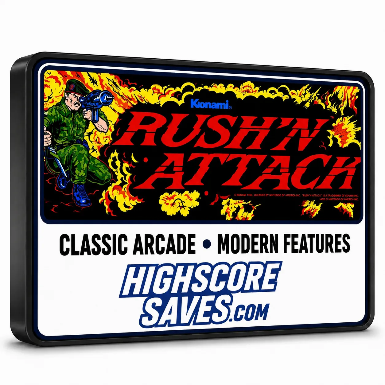 Rush'n Attack | Green Beret Free Play and High Score Save Kit