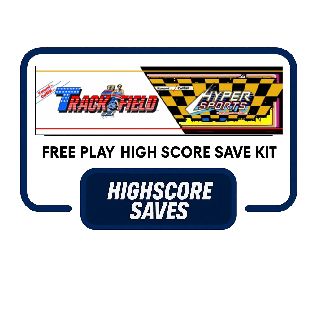 Hyper Sports | Track and Field | Rearranged Multigame Free Play and High Score Save Kit