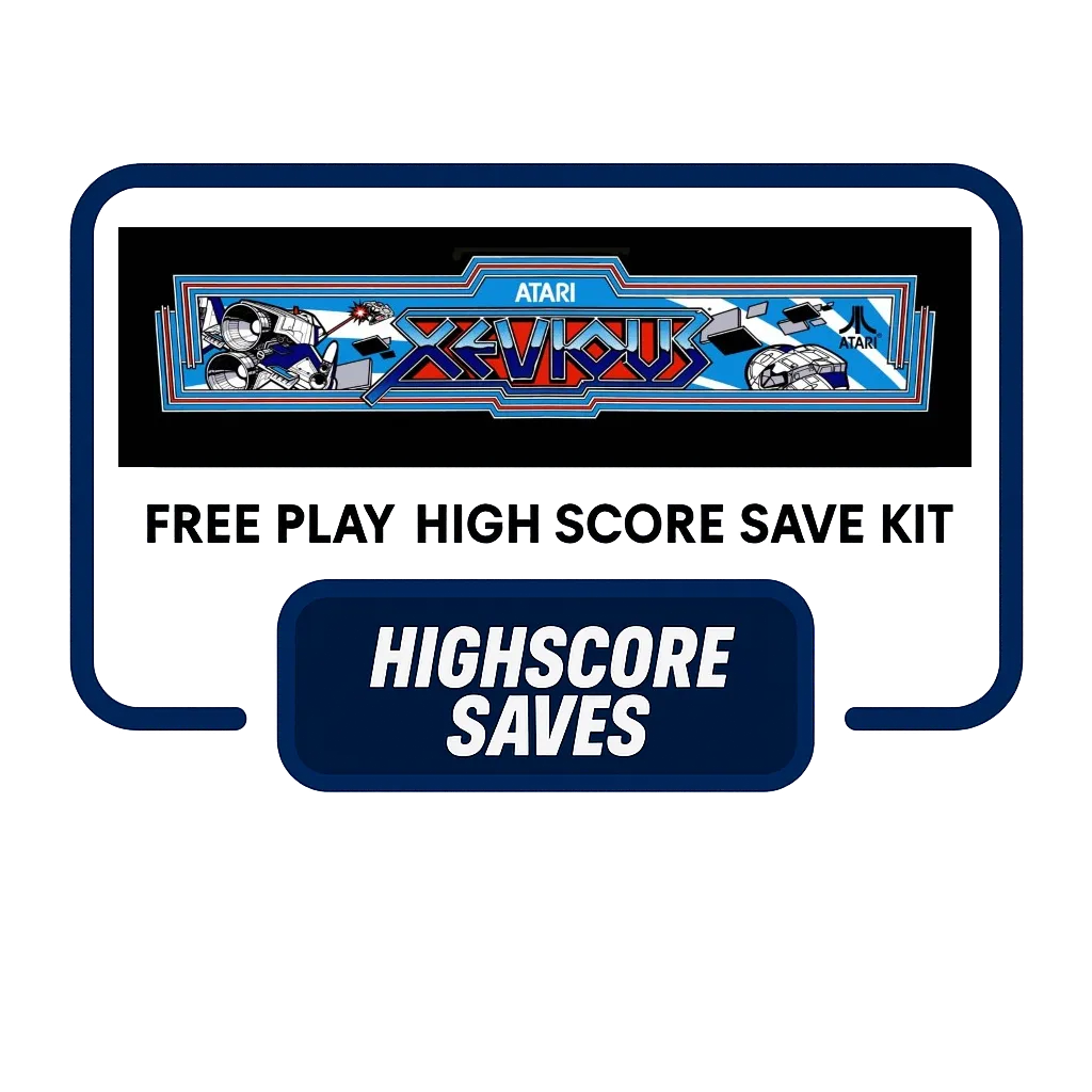 Xevious Free Play and High Score Save Kit Xevious Free Play and High Score Save Kit
