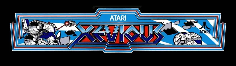 Xevious Free Play and High Score Save Kit installation guide marquee