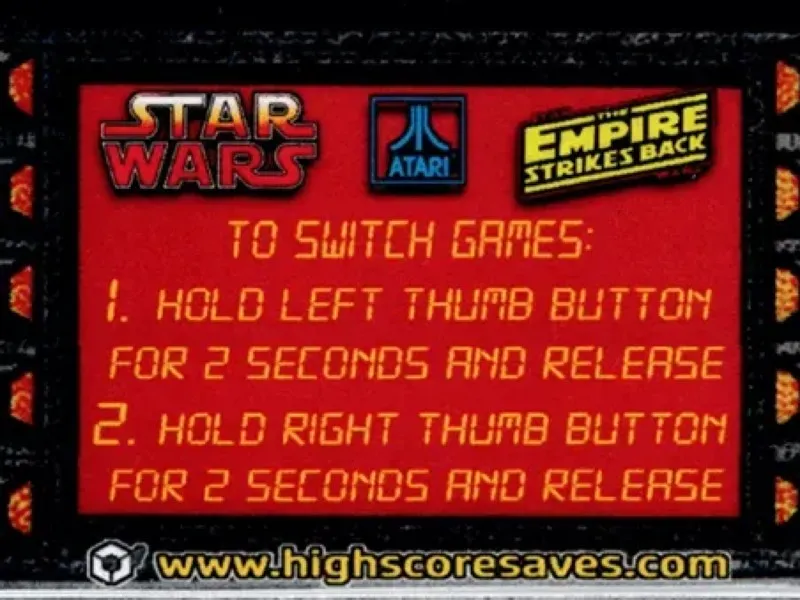 Star Wars | Empire Strikes Back Multigame Instruction Magnet