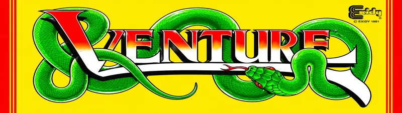 Venture Free Play and High Score Save Kit installation guide marquee