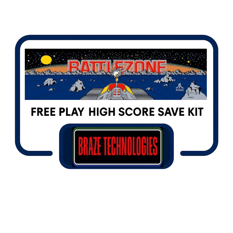 Free Play and High Score Save Kits for Classic Arcade Games