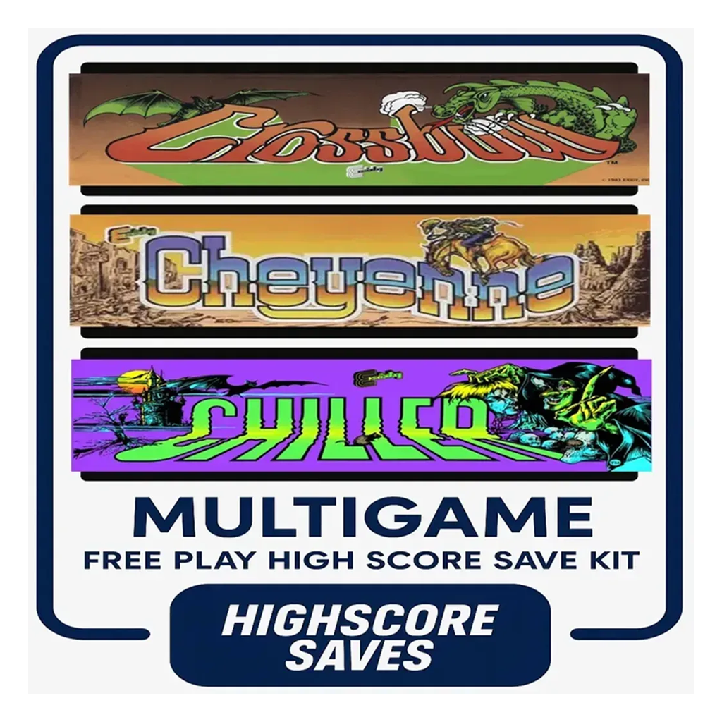 Exidy 440 Multigame Free Play and High Score Save Kits for Classic ...